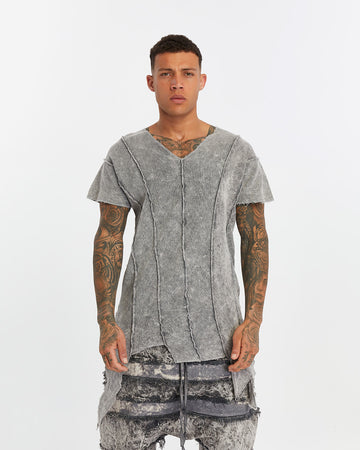 Multi-Piece Asymmetric Men’s T-Shirt