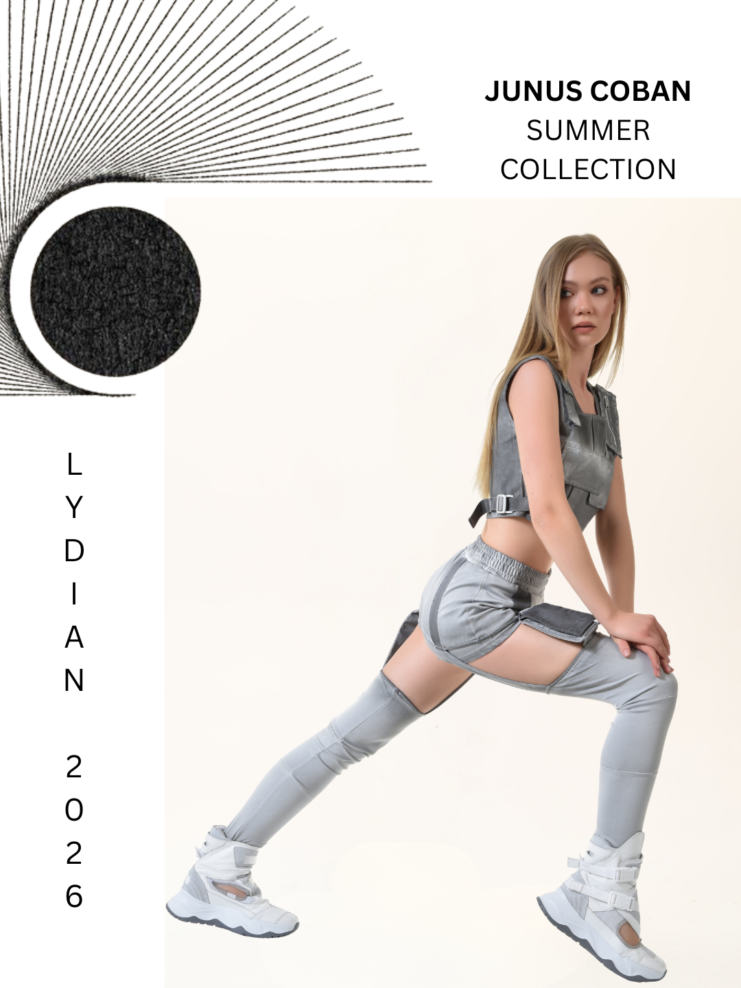 Open Thigh Multi Pocket Womens Pants