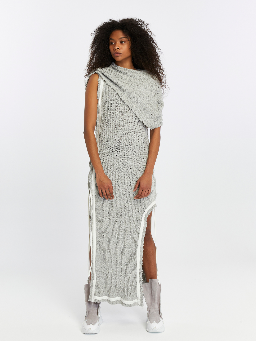 Knit-work, Free size Women's Dress Lydian Art & Fashion Knit-work, Free size Women's Dress Lydian Art & Fashion