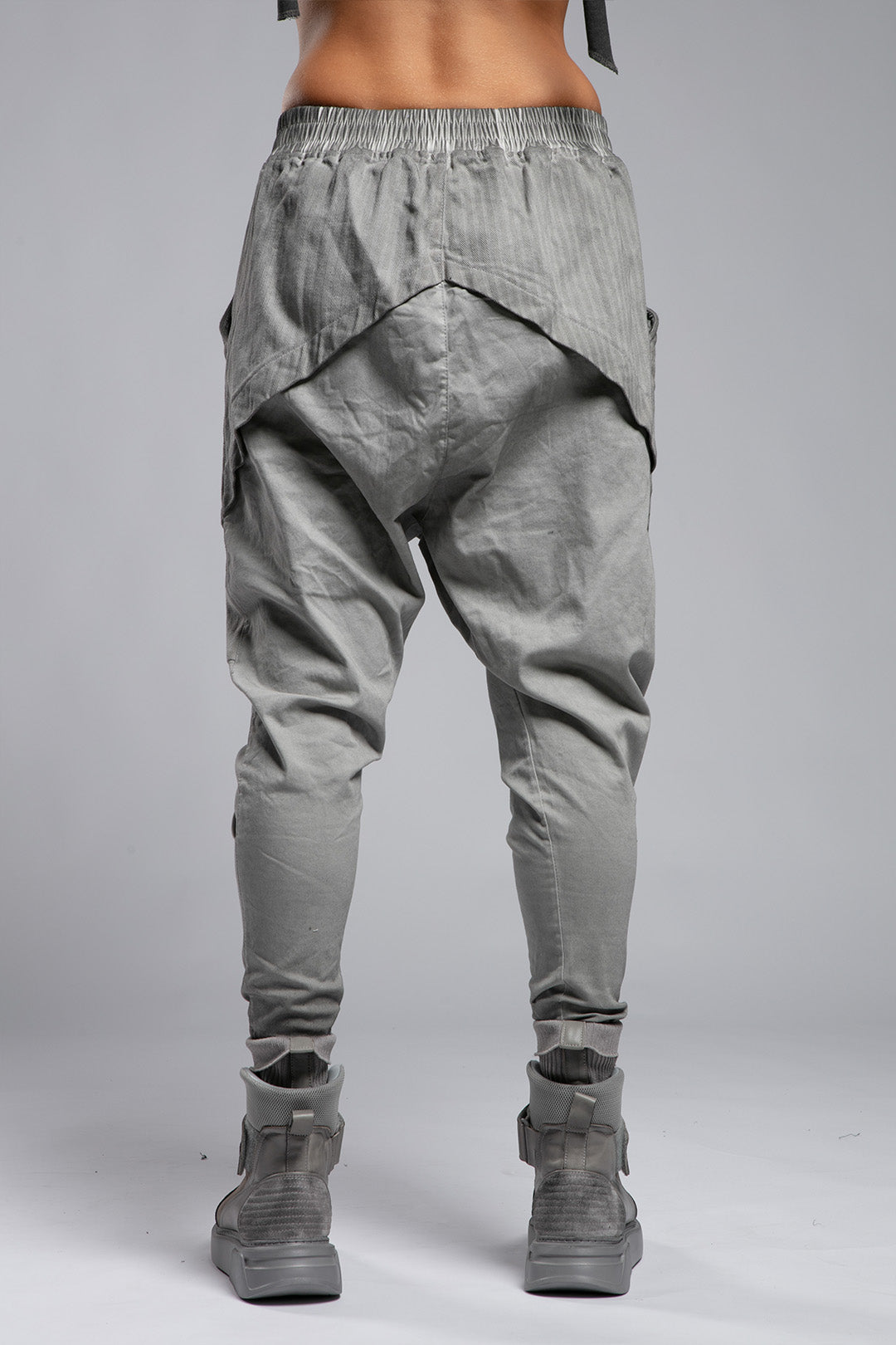 Womens Pants with Dirty Stitching Garnish