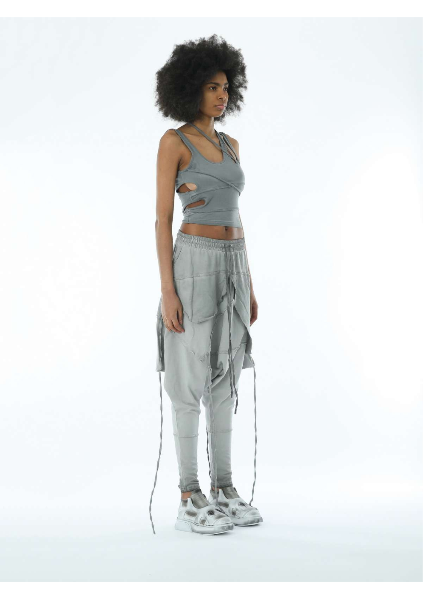 Womens Pants with Drop Crotch