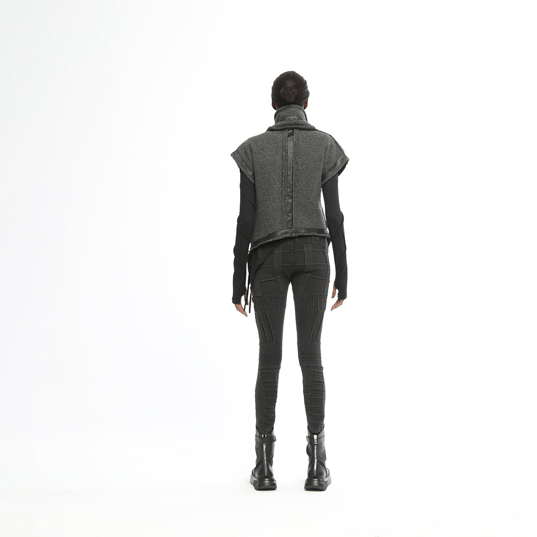 Long Front Women’s Knitwear Vest