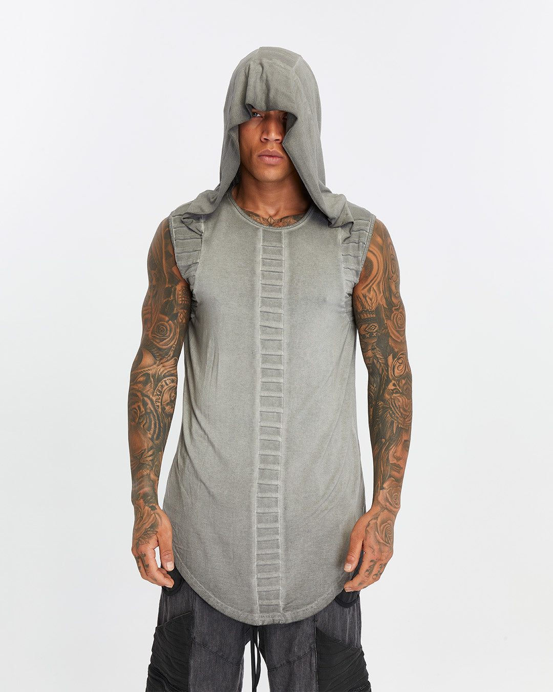 Mens Hooded Tank Top