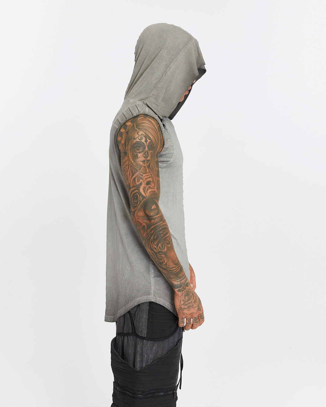 Mens Hooded Tank Top