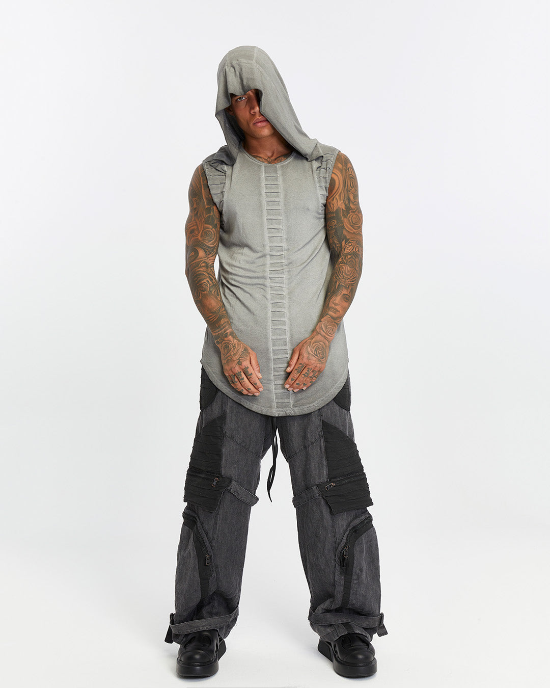 Mens Hooded Tank Top
