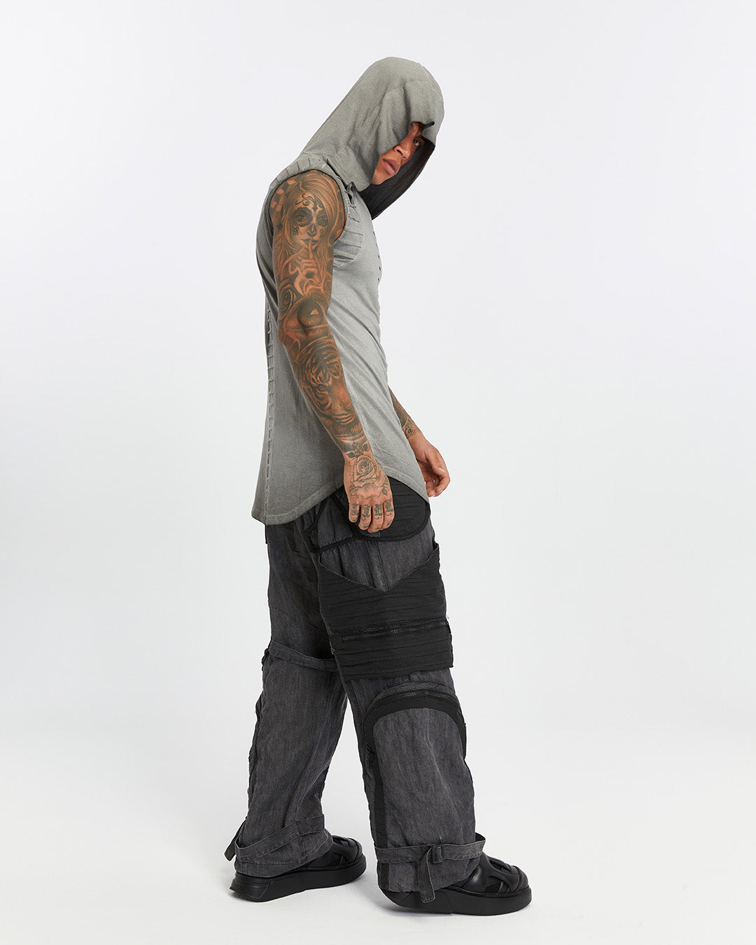 Mens Hooded Tank Top